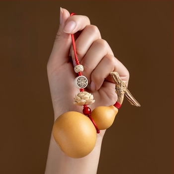 Drveni auto privjesak u obliku bundeve, moderni unutarnji dekor