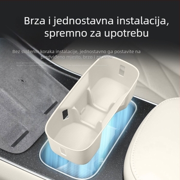 Silikon podložak za čašu na središnjoj konzoli, kompatibilan s 25 modela NIO ET5/ET5T – protuklizni auto unutrašnji pribor, težina 150 g