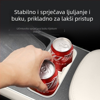 Silikon podložak za čašu na središnjoj konzoli, kompatibilan s 25 modela NIO ET5/ET5T – protuklizni auto unutrašnji pribor, težina 150 g