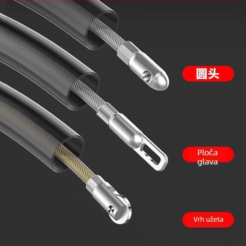 Jiaxin Alat za provlačenje žica za električne instalacije — alat za provlačenje kroz PVC cijevi, model Threader, namjena: ugradnja i provlačenje žica