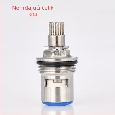 Bakreni jezgreni kutni ventil za slavinu toplom i hladnom vodom – nominalni promjer 20 mm, 180° okret, maksimalna temperatura rada 100°C, vijek trajanja 50 godina