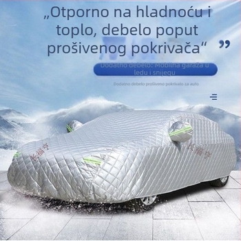 Nova debela podstavljena navlaka za automobil, potpuno zaštita od sunca, kiše i grada, toplinska izolacija