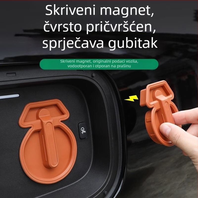 Silikonski magnetni poklopac za port za punjenje – vodootporan i zaštita od prašine za AITO M9/M8, auto dodaci