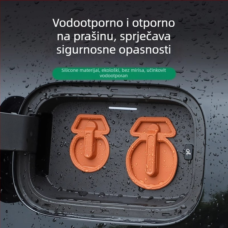 Silikonski magnetni poklopac za port za punjenje – vodootporan i zaštita od prašine za AITO M9/M8, auto dodaci