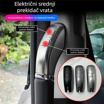 ALF30 Električni prekidač srednjih vrata za unutarnji panel automobila, serija Elfa 30, ABS, Snap-On ugradnja