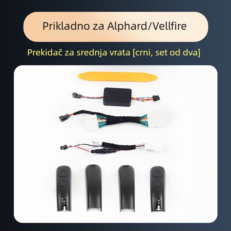 ALF30 Električni prekidač srednjih vrata za unutarnji panel automobila, serija Elfa 30, ABS, Snap-On ugradnja