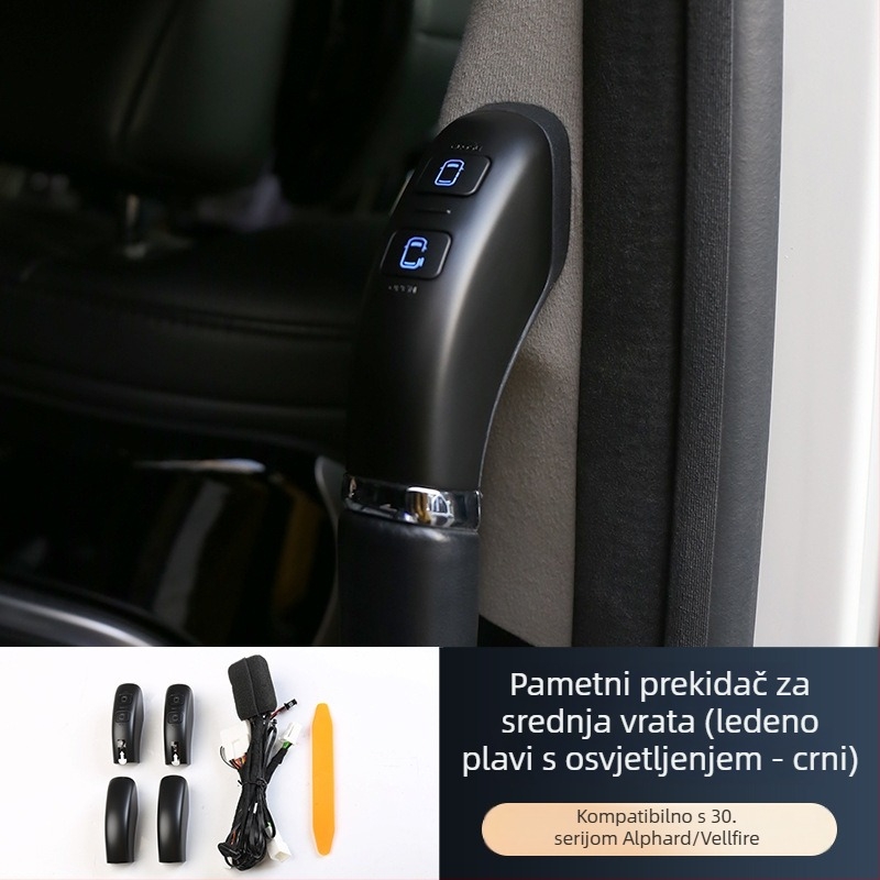 ALF30 Električni prekidač srednjih vrata za unutarnji panel automobila, serija Elfa 30, ABS, Snap-On ugradnja