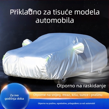 Pokrov za automobil, Univerzalan za sve modele, Zaštita od sunca i kiše, Toplinska izolacija, Debelo potpuno pokriće