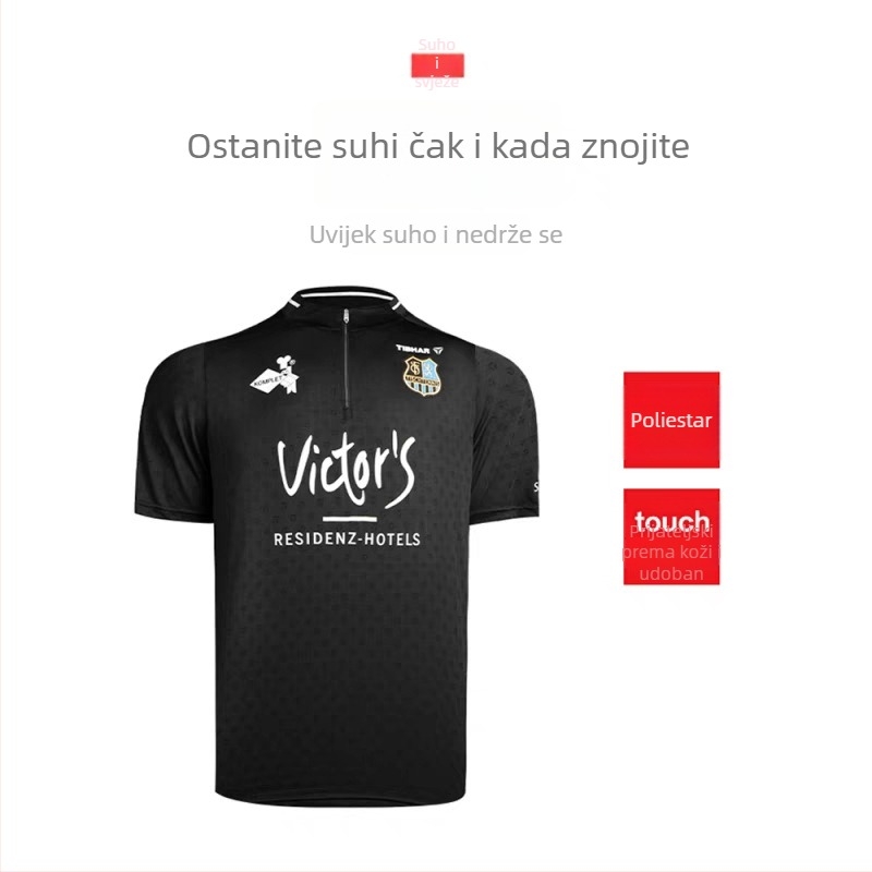 Tibhar unisex majica za stolni tenis (2024 model • polipropilenska tkanina • za stolni tenis)