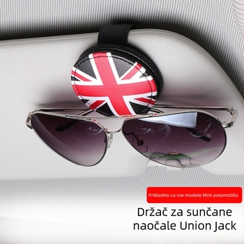 Klip za naočale za auto vizor, PU koža, kompatibilan s BMW Mini