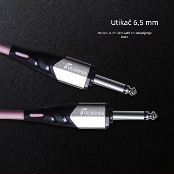 Kabel za gitaru s 6,35 mm priključkom — univerzalni instrument kabel, konstrukcija ABS/plastika/metala
