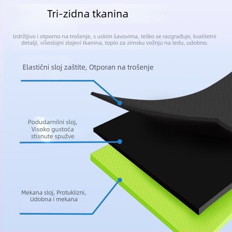 Ankle brace za rolanje - neopren, Wolf King, univerzalna primjena, zaštita gležnja, kutija od 200 komada