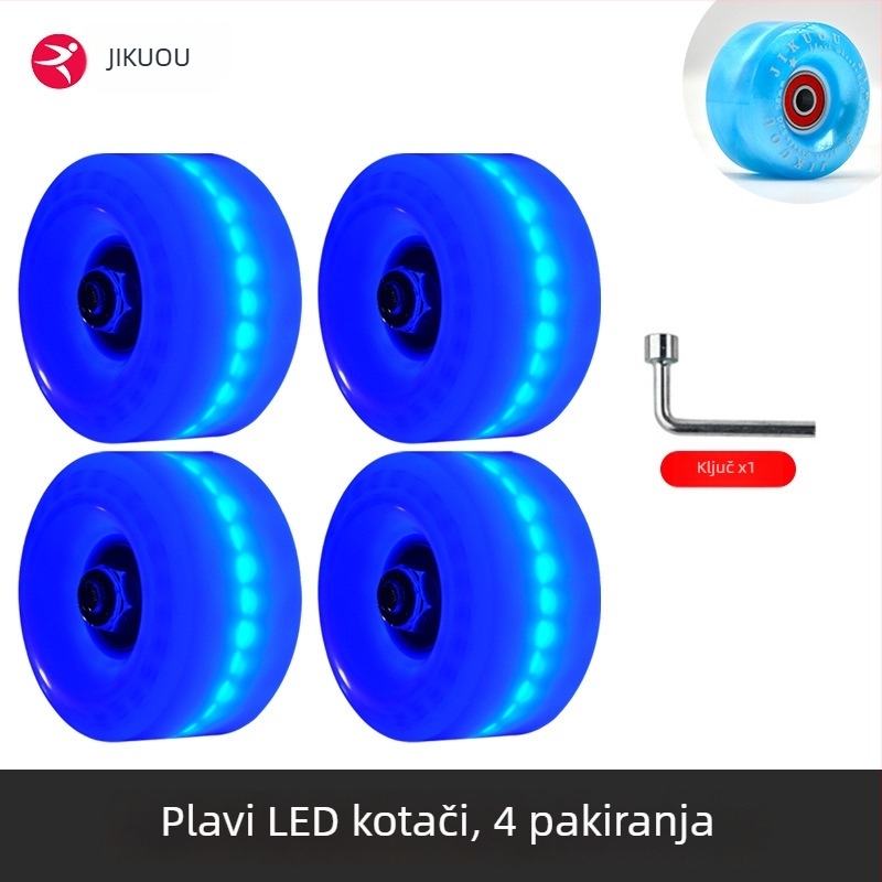 Kotači za rolanje, dvoredni, četverokotačni set, nije za djecu