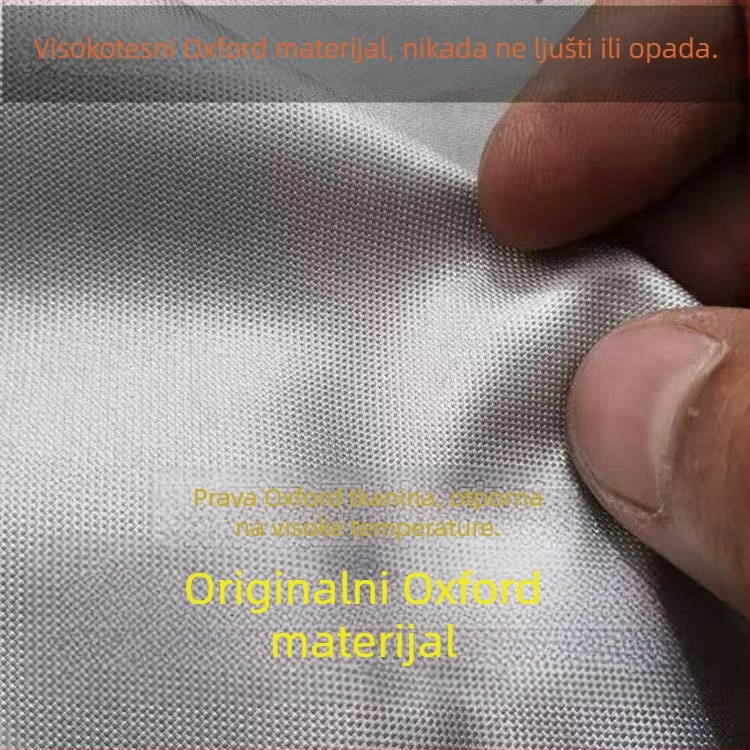 Univerzalni auto pokrov s UV zaštitom i toplinskom izolacijom, zimsku debljinu, otporan na tuču, vodonepropusan, zaštita od snijega i mraza, potpuno prekrivanje; materijal: Oxford tkanina