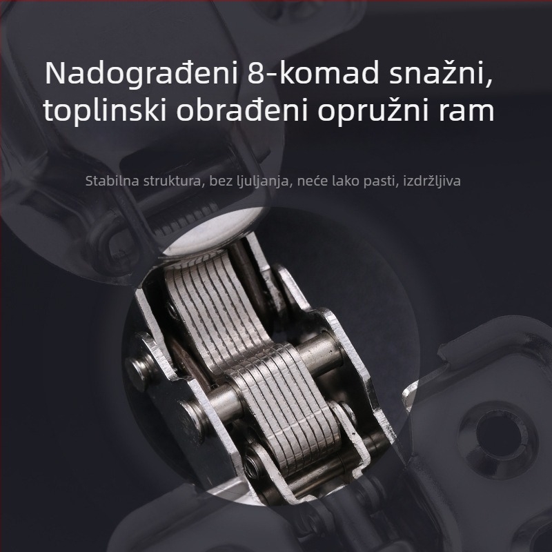 304 hidraulična šarka od nehrđajućeg čelika za ormariće — modeli S1.0/S1.2, tip: običan debeli šark, materijal: 304 nehrđajući čelik, površina: fino poliranje, stil: moderni minimalizam