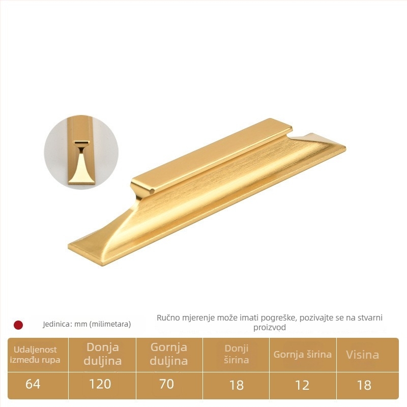 Ljepljiva ručka za vrata i ormar; garderoba, ladica i klizna vrata; materijal: aluminijska legura; montaža bez bušenja; pogodna za garderobe, ormariće i klizna staklena vrata