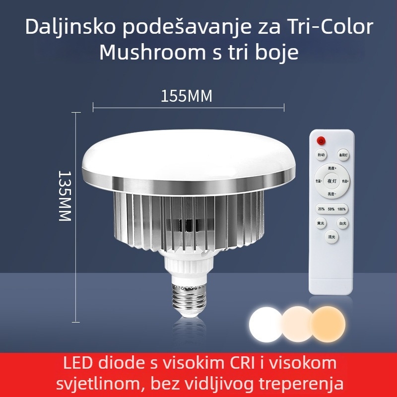 Profesionalno fotografijsko osvjetljenje za livestream s E27 utičnicom, 85–150W, 220V, 2700K–6500K, prilagodljiva jačina svjetla
