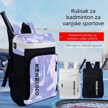 Unisex ruksak za vanjske sportove, velik kapacitet, lagan, za badminton i tenis, od Enjoy the Outdoors