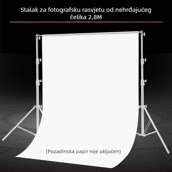 Pozadinska nosač za fotografiju – nehrđajući čelik, Model: nehrđajući čelik gantry, Težina 8 kg, Namijenjeno za fotografiju