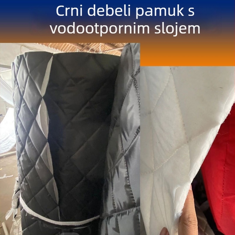 Materijal za navlaku automobila s aluminijskom folijom, ultrazvučno spojeni netkani materijal, trodimenzionalna reljefna pamučna quilt tkanina