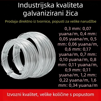 Tanki željezni drut za vezivanje cvijeća i skulpture od meke gline — DIY dodaci za nakit, mali valjak
