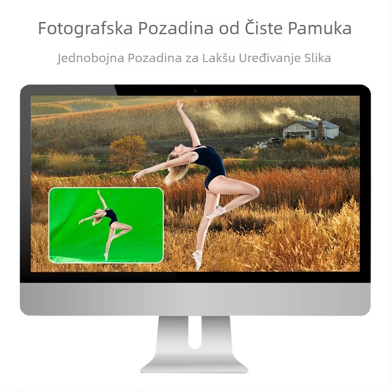 Pamučna pozadina za fotografiranje odjeće, mat, težina 2, Marka: Druga