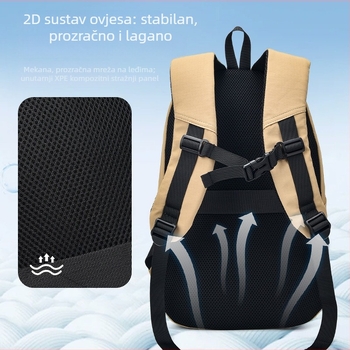 Unisex torba za vanjske sportove s odjeljkom suho/moče, kapacitet 20–35 L, pogodna za 16-inčni prijenosnik, Oxford materijal