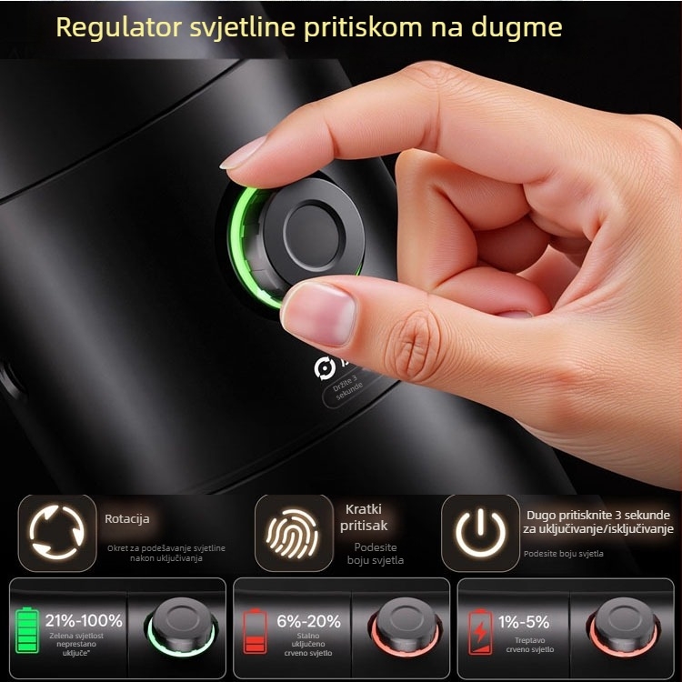 Mini osvjetljenje za livestream Yu guang, 10W, Type-C 5V-2A, 5500–5600K, prenosno LED osvjetljenje