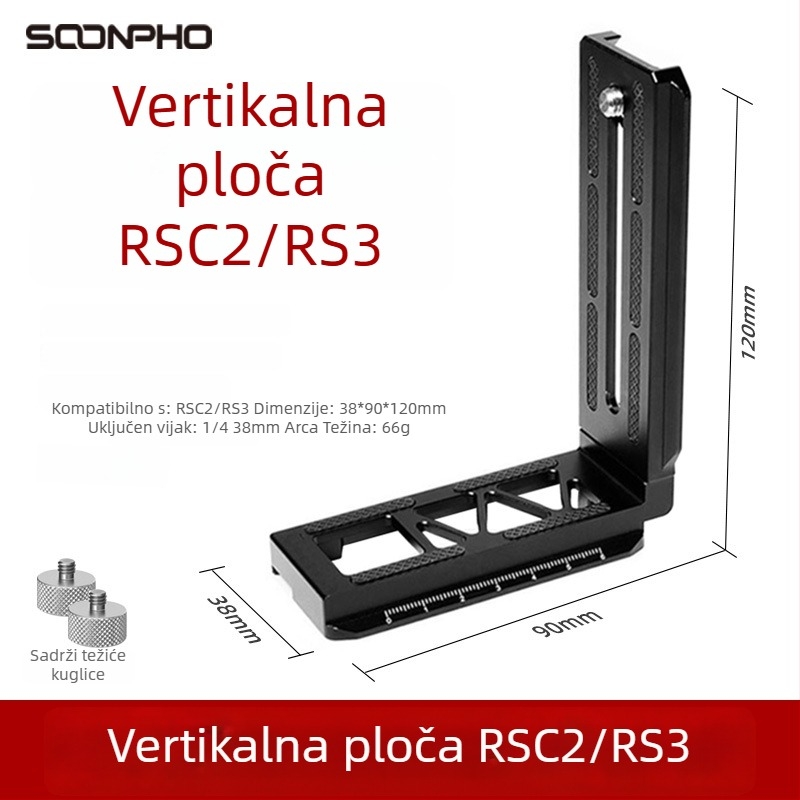 Ploča za kameru tipa L — tip: Photography screws, materijal: aluminijska legura, marka: Other