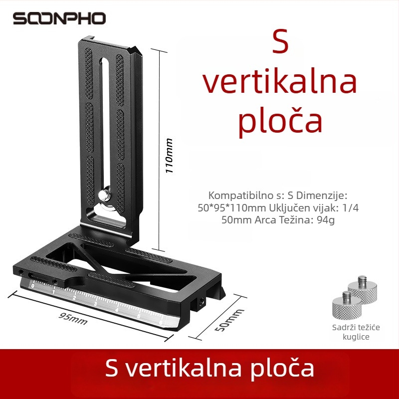 Ploča za kameru tipa L — tip: Photography screws, materijal: aluminijska legura, marka: Other