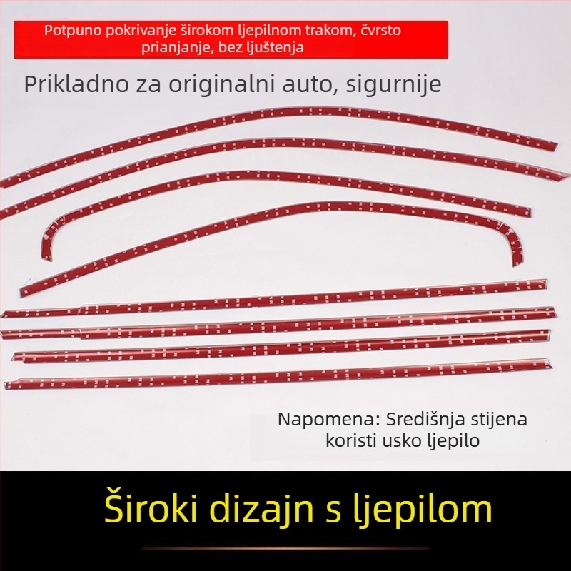 Nehrđajuća čelična ukrasna traka za prozor VW Sagitar