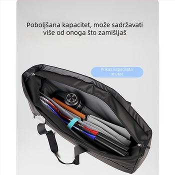 Sportska torba za badminton, unisex, izdržljiva najlonska konstrukcija, poliesterska podstava, pogodna za badminton i druge rekete sportove, zimska sezona 2025