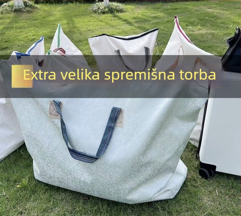 Torba za pohranu deke i odjeće – otporna na prašinu, ručno nošenje, kapacitet 0-5L, jednostavan moderan dizajn, za preseljenje i putovanja