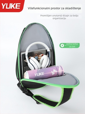 Torba za badminton preko ramena – unisex, poliesterska, Yuke, proljeće 2025, sportska torba
