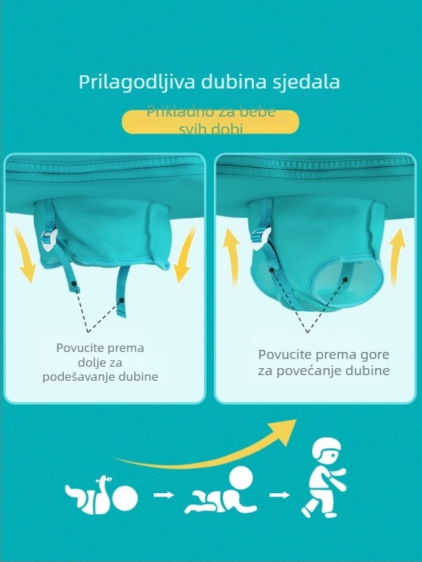 Dječji plivački prsten s sjedalom u obliku zrakoplova, za djecu 0–3 godine, bez napuhavanja, pogodan za bazen i vodeni park