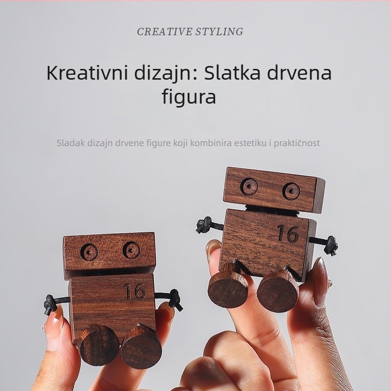 Automobilski miris s drvenim čovjekom koji trese noge, klips za otvor zraka, miris Mineral Wood i Osmanthus, zapremina 10–20 ml, isparavanje više od 90 dana