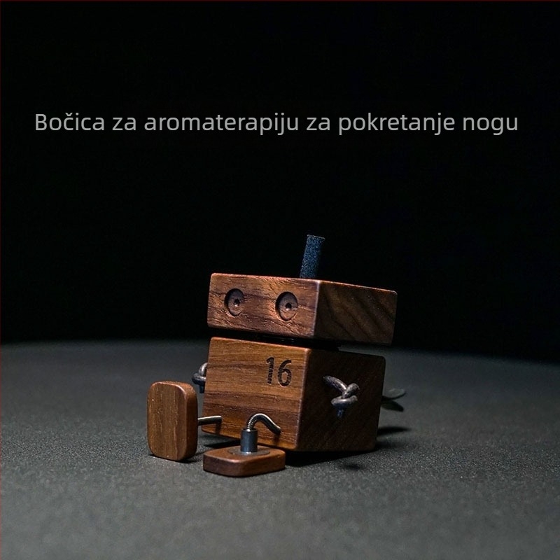 Automobilski miris s drvenim čovjekom koji trese noge, klips za otvor zraka, miris Mineral Wood i Osmanthus, zapremina 10–20 ml, isparavanje više od 90 dana