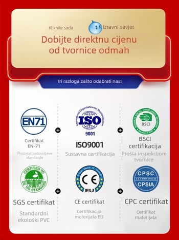Naduvljivi plivački prsten s motivom šarenog ponija za djecu 3–6 godina, djevojčice