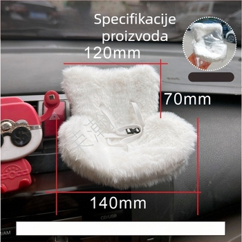 Cartoon Bubble Mart Labubu osvježivač zraka za ventilaciju automobila, unutarnja dekoracija, plastika