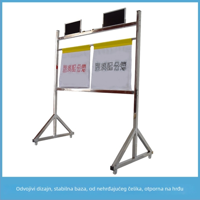 OME nehrđajući čelični podni tablo za rezultate za košarku i nogomet, s flip mehanizmom