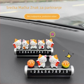 Metalna pločica za parkiranje vozila s digitalnim zaslonom i telefonskim brojem, ukrasni nosač automobila, skriveni tip