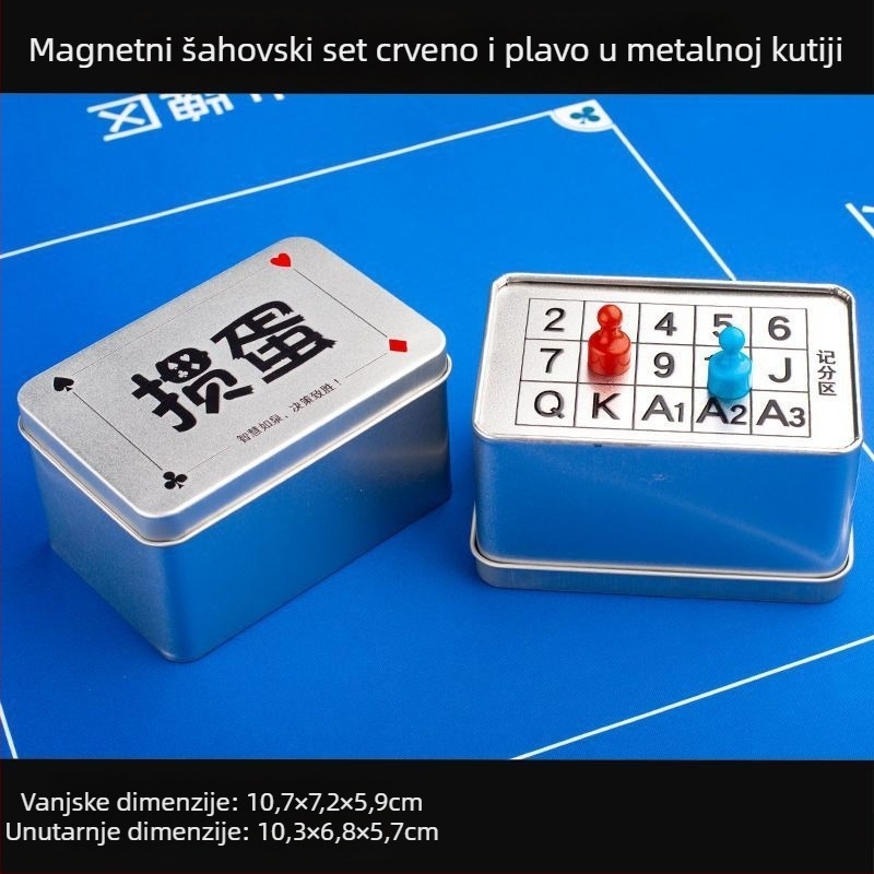 Egg-Breaking Kutija za pohranu i bodovanje — dvostruka namjena kutije za karte, vodootporna i otporna na prašinu