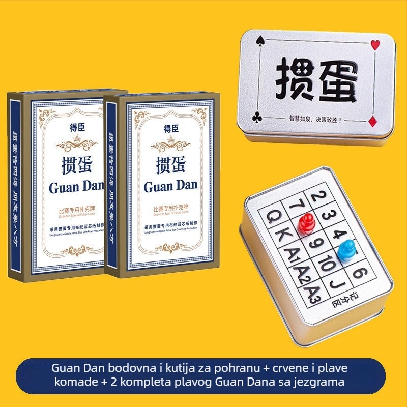 Egg-Breaking Kutija za pohranu i bodovanje — dvostruka namjena kutije za karte, vodootporna i otporna na prašinu