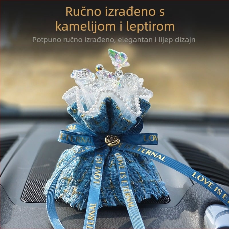 Tekstilni buket za aromaterapiju za unutrašnjost automobila – Moderni stil