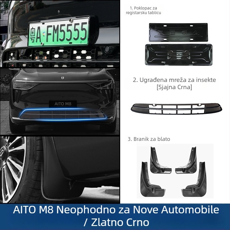 Control ze ABS plastični blatnik za Wenjie M8 – prednji blatnik za kotač, kompatibilan s Ask the World M8