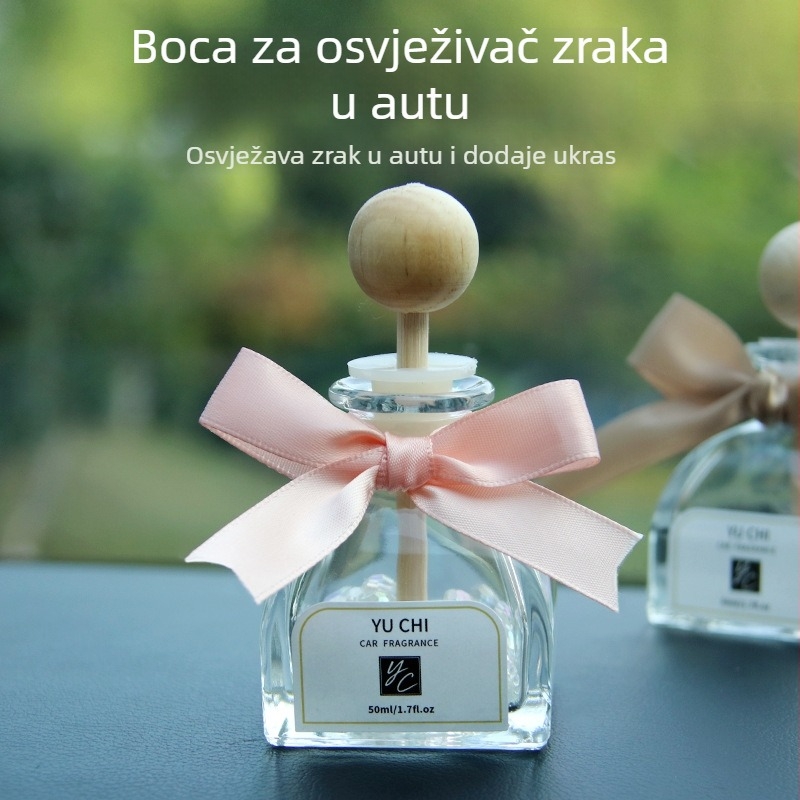 Staklena bočica automobila – uklanja mirise, jednostavan stil, licencirana privatna etiketa