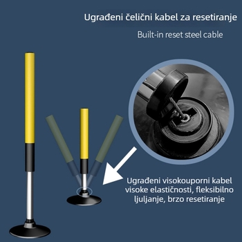 Pomoć za trening — plastični materijal; mogućnost prilagodbe; Huaju; pogodno za nogomet (Specifikacije: plastika; prilagodba; Huaju; nogomet)