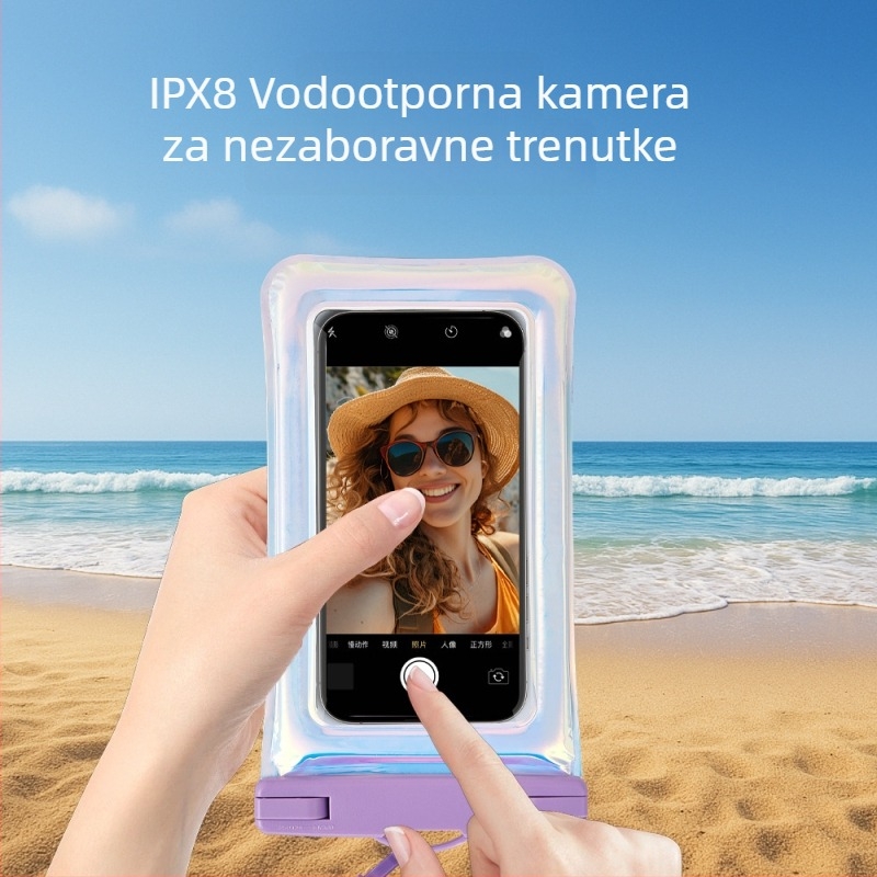 Vodootporna torbica za telefon YF-120 – PVC, pluta, kapacitet 50, vanjska vodna torba