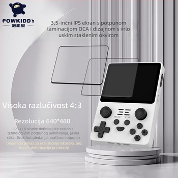 POWKIDDY RGB20S prijenosna konzola otvorenog koda, HD mini GBA arkadna konzola sa joystickom