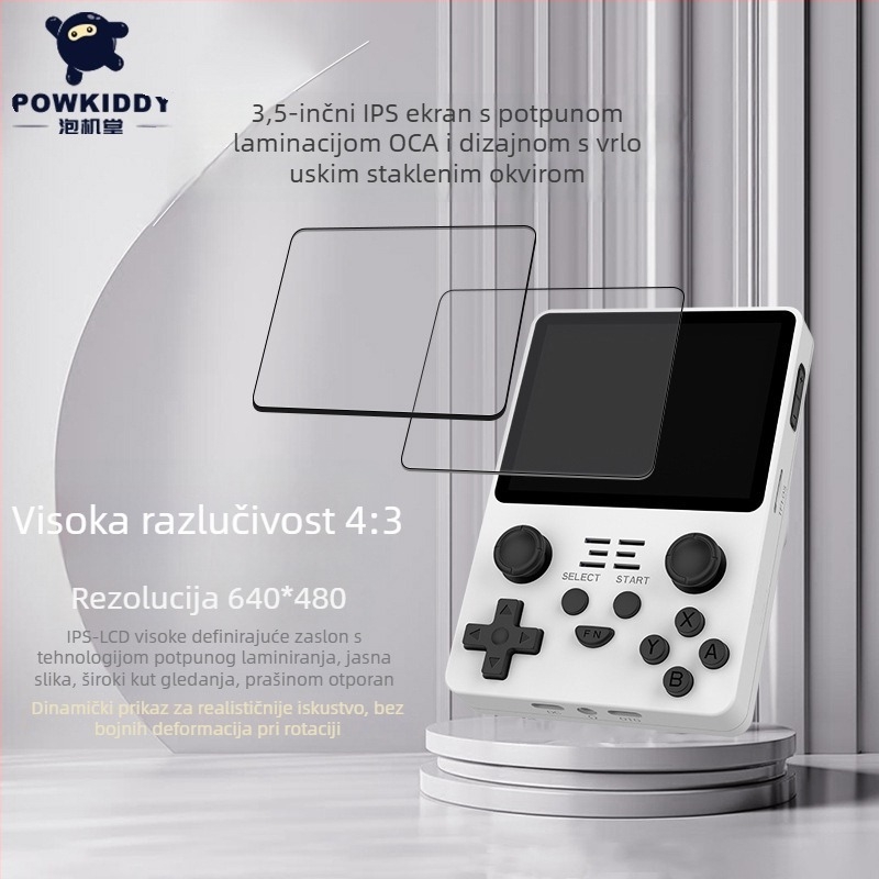 POWKIDDY RGB20S prijenosna konzola otvorenog koda, HD mini GBA arkadna konzola sa joystickom